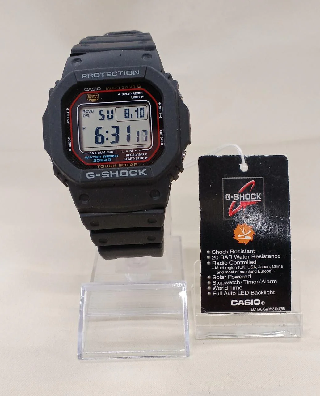 CASIO Solar Radio-Controlled Watch GW-M5610U