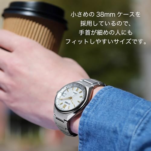 [Citizen] 腕時計 アテッサ 電波ソーラー 防水 ビジネス ホワイト CB1120-50C メンズ シルバー - Image 4