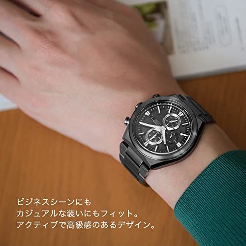 [CITIZEN] 腕時計 アテッサ ATTESA エコ・ドライブ CA0835-61H メンズ ブラック - Image 6