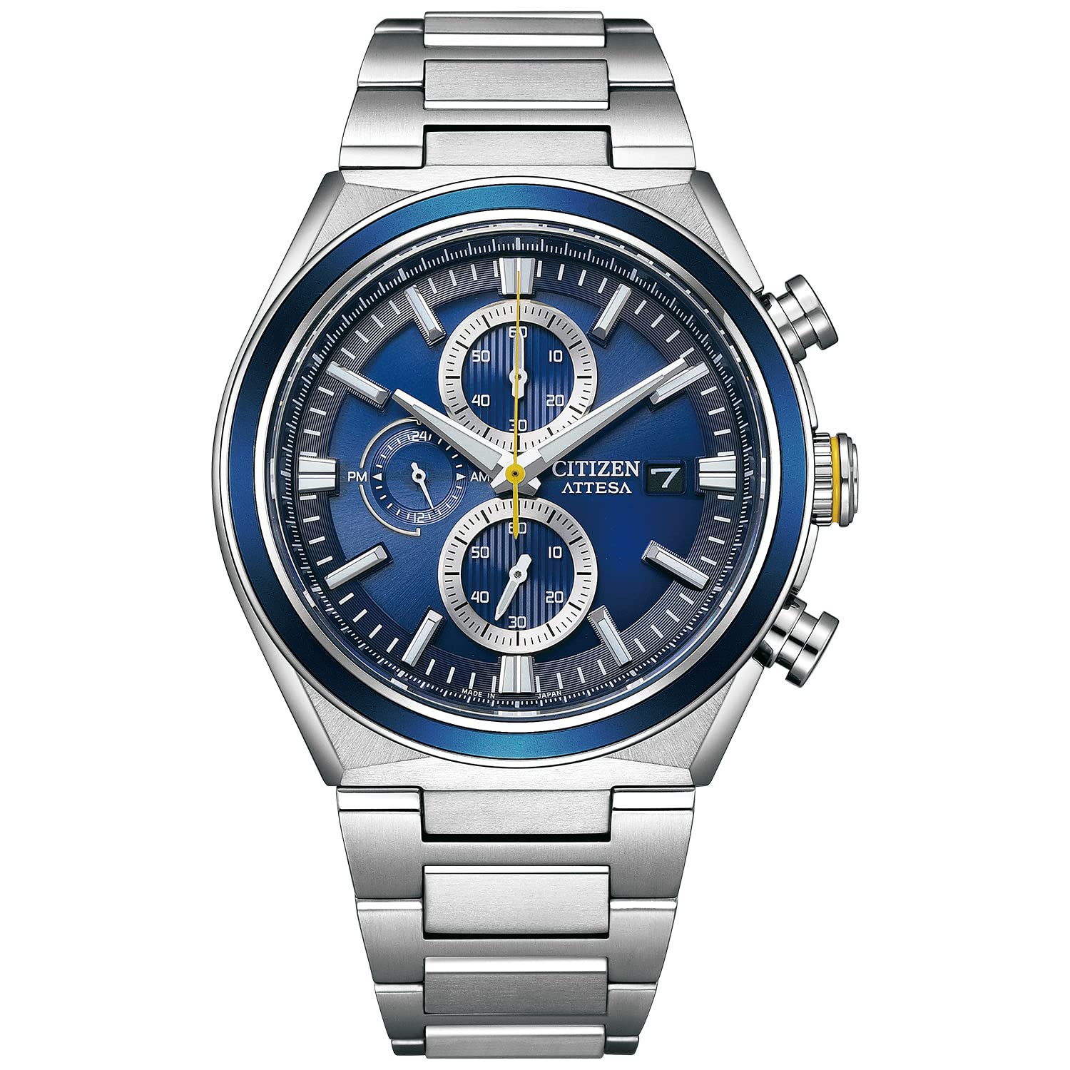 [CITIZEN] 腕時計 アテッサ ATTESA エコ・ドライブ CA0837-65L メンズ ネイビー