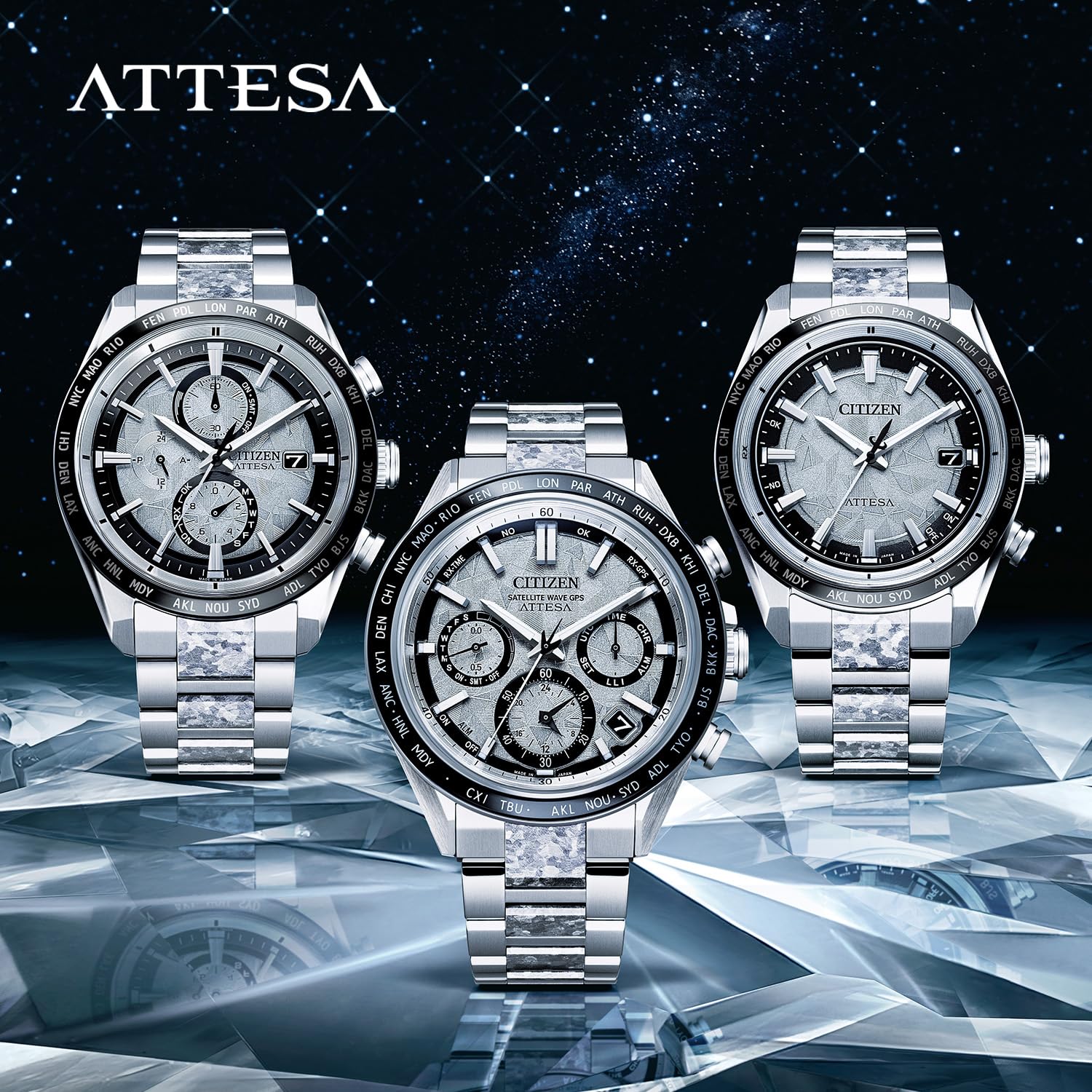 [CITIZEN] 腕時計 ATTESA Platinum Shine Collection (電波時計/防水/限定) CB0284-66A 軽量 チタン 3針 シンプル 光発電エコ・ドライブ メンズ ビジネス アナログ シルバー 銀 電波ソーラー - Image 8