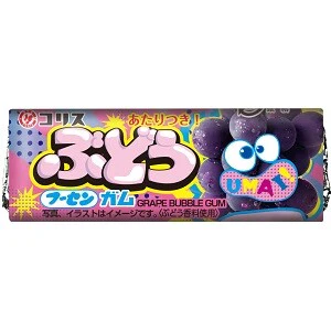 Coris Hoosen Gum - Grapes, 1 box (40 packs)