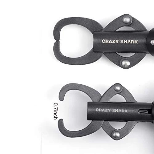 CRAZY SHARK フィッシュグリップ フィッシュキャッチャー 魚掴み器 魚つかみ 軽量 フィッシュグリッパー ステンレス 多機能ツール 携帯便利 - Image 4
