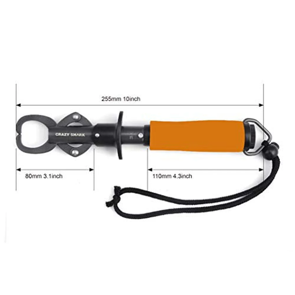 CRAZY SHARK フィッシュグリップ フィッシュキャッチャー 魚掴み器 魚つかみ 軽量 フィッシュグリッパー ステンレス 多機能ツール 携帯便利 - Image 6