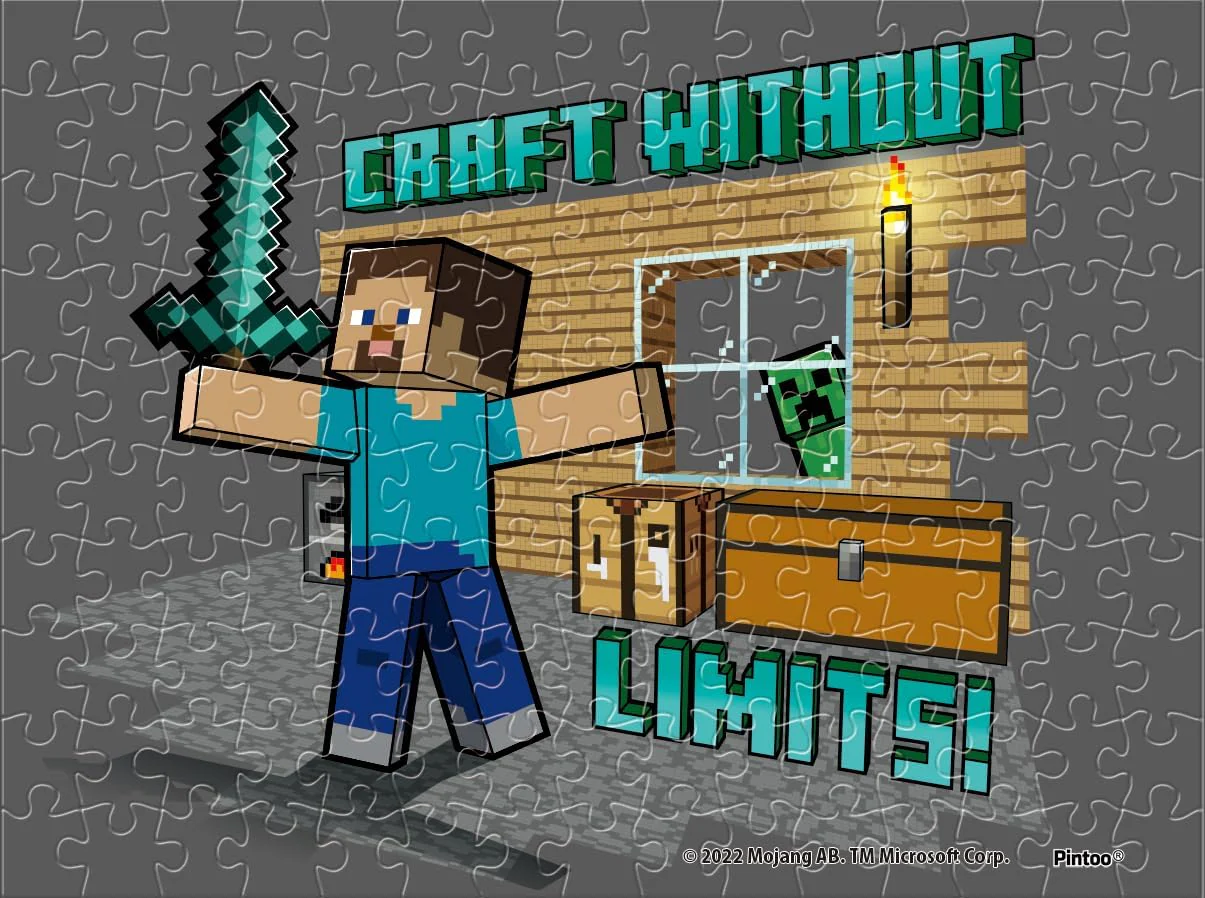Ensky MA-69 Minecraft Craft Life - Bean Puzzle (150 Pieces)