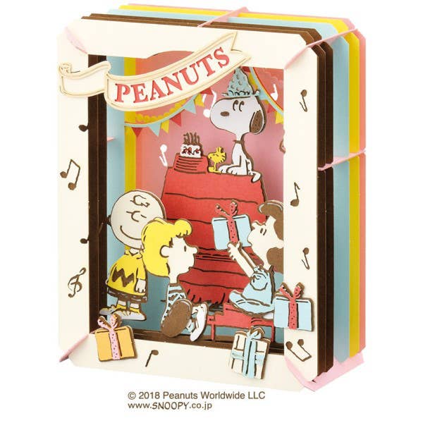 Ensky PT-138N Happy Birthday PEANUTS - Paper Theater - Image 2