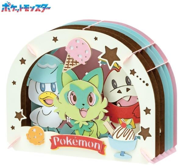Ensky PT-337 Exciting Ice Cream Pokemon - Paper Theater - Image 2