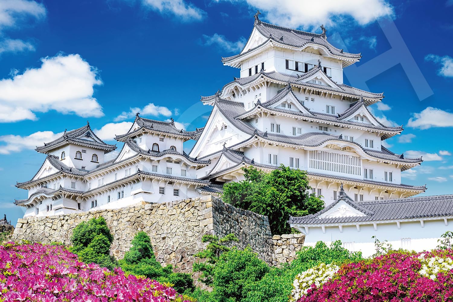 Epoch １１－６１８ｓ Himeji Castle in the season of fresh greenery - Hyogo Puzzle