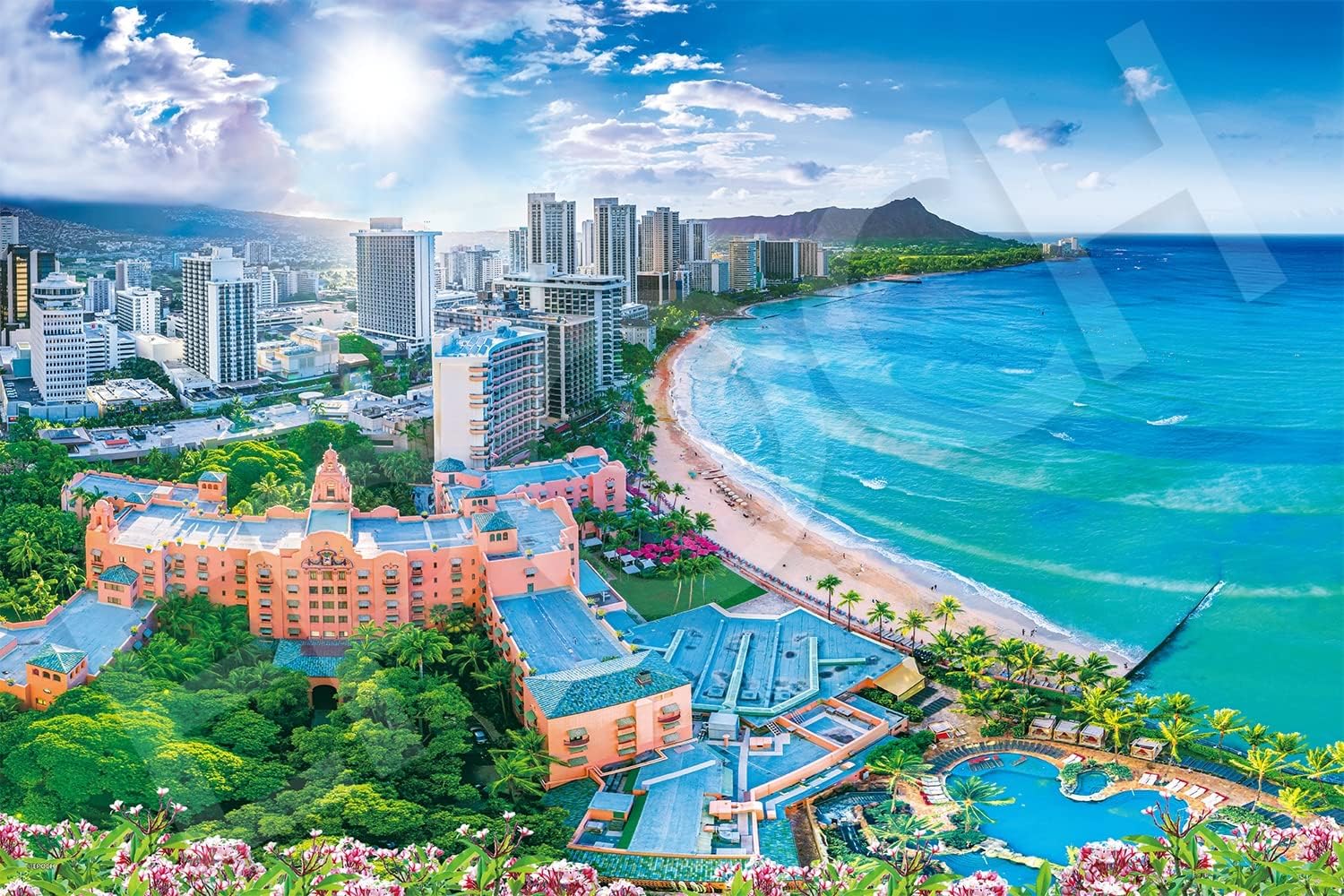 Epoch ０９－０２６ｓ Sparkling Waikiki Beach Puzzle