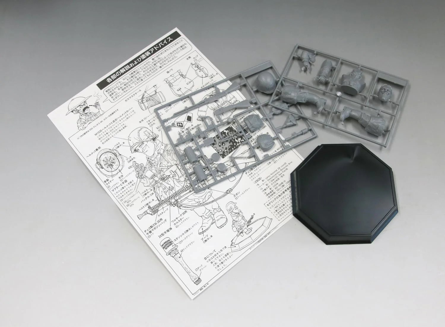 Fine Mold FT01 1/12 World Fighter Collection German WSS Soldier Rudolph Assault & ZB-26 Light Machine Gun - Image 2