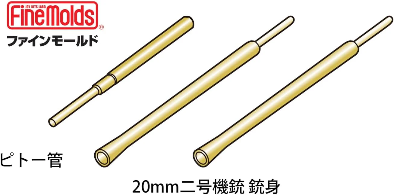 Fine Molds AA54 1/72 20mm Gun Barrels & Pitot Tube for IJN Zero Fighter (Fine Molds genuine parts) - Image 3
