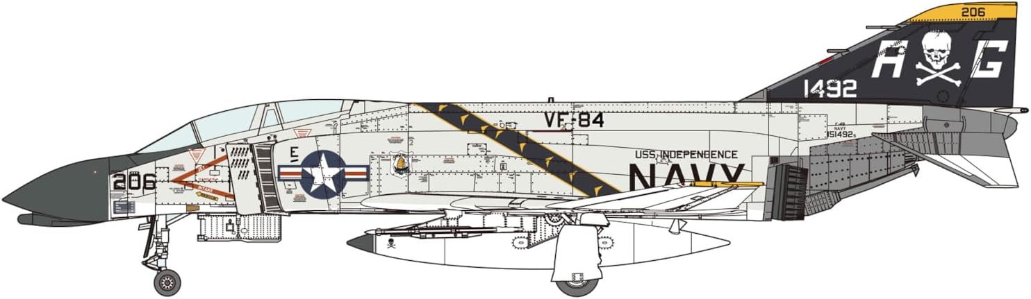 Fine Molds FF05 1/72 U.S. Navy Jet Fighter F-4B VF-84 Jolly Rogers