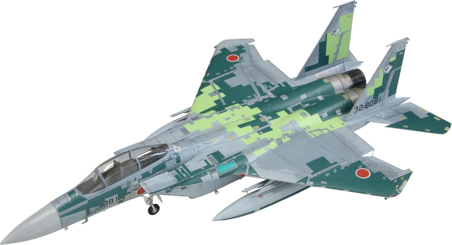 Fine Molds FK05 1/72 Japan Air Self-Defense Force F-15DJ Aggressor [Digital Green Camouflage]