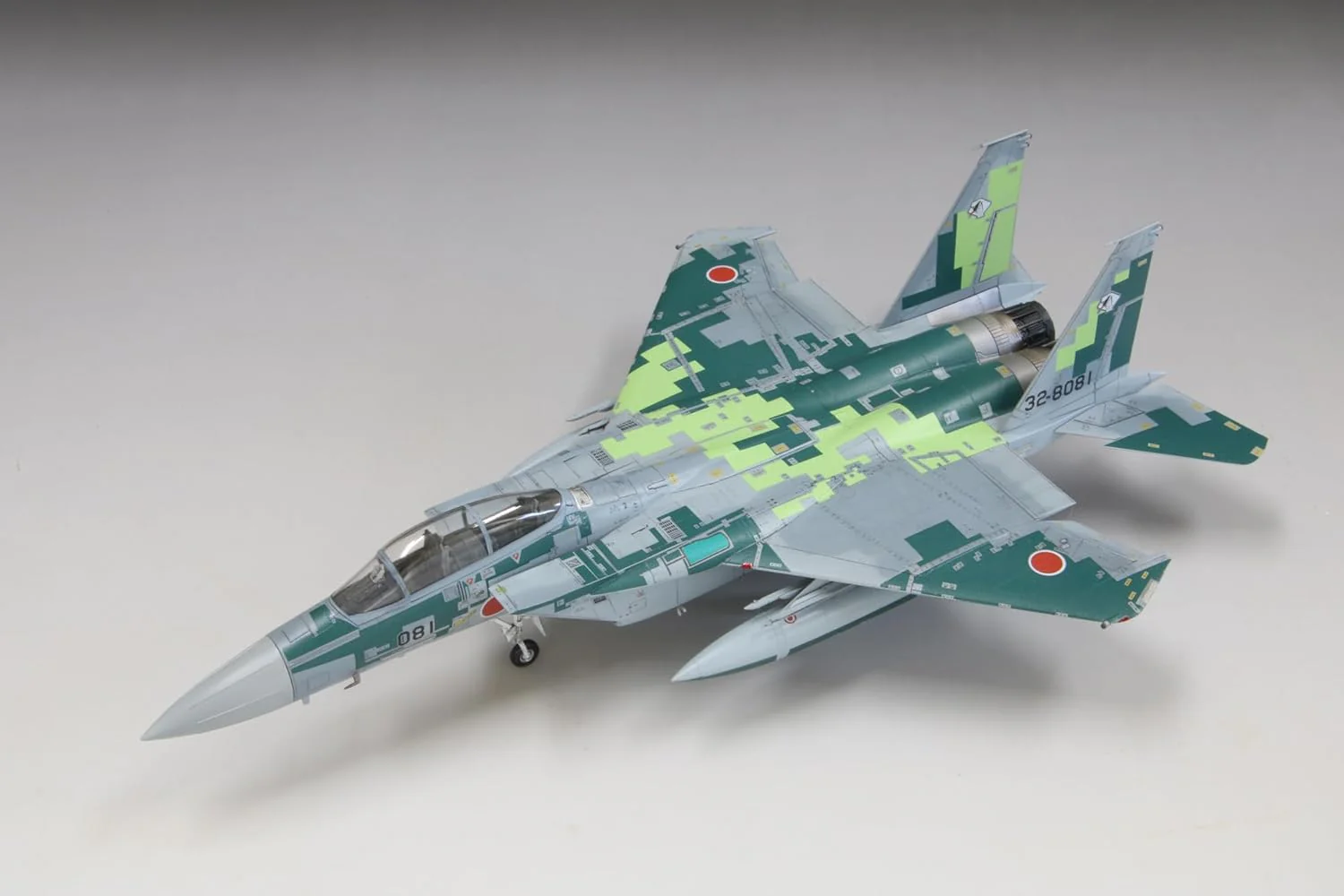 Fine Molds FK05 1/72 Japan Air Self-Defense Force F-15DJ Aggressor [Digital Green Camouflage] - Image 5