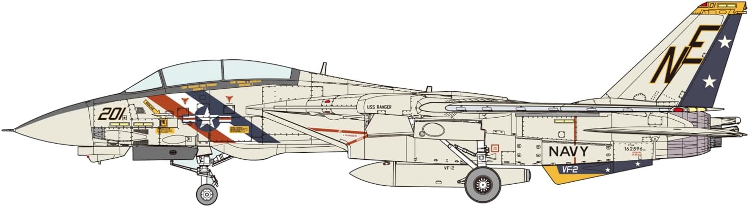 Fine Molds FX05 1/72 US Navy F-14A Tomcat TM VF-2 Bounty Hunters