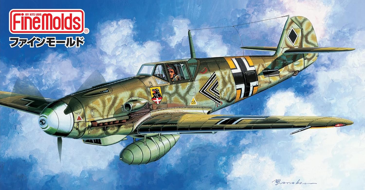 Fine Molds LW01 1/72 Messerschmitt Bf 109 F-2 - Image 2