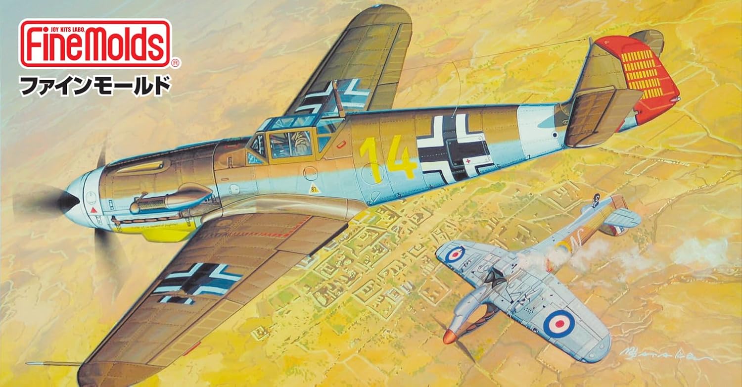 Fine Molds LW02 1/72 Messerschmitt Bf 109 F-4 Trop Marseille - Image 2