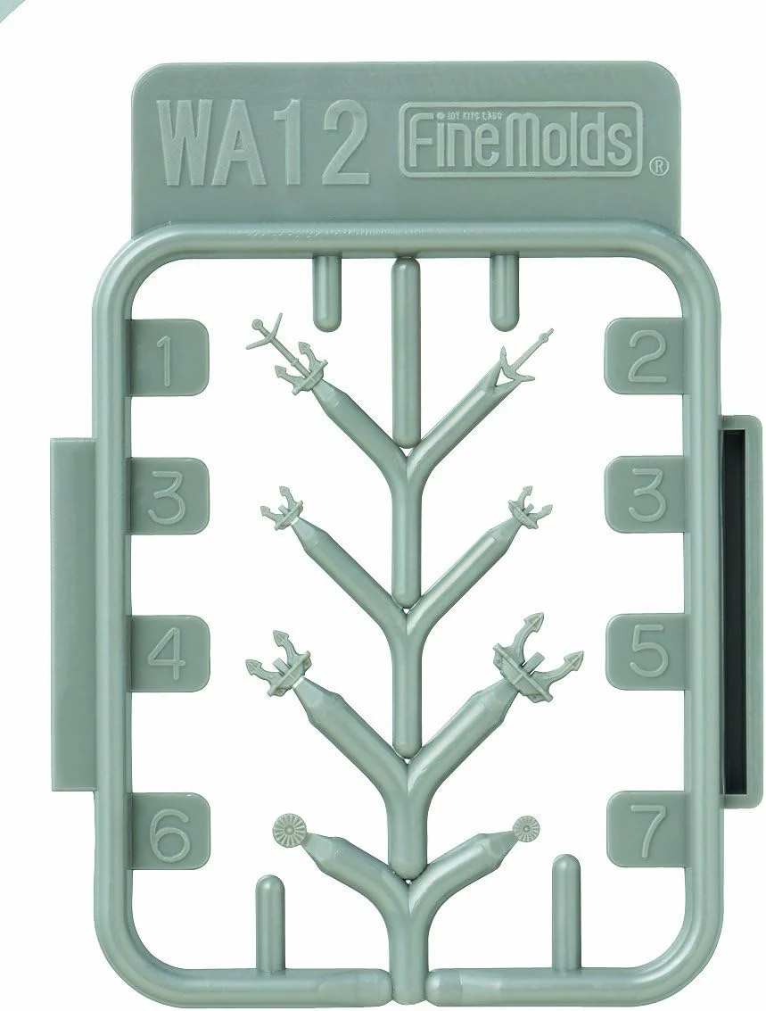 Fine Molds WA12 1/700 Nano Dread Series Anchor & Chrysanthemum Crest Set - Image 2
