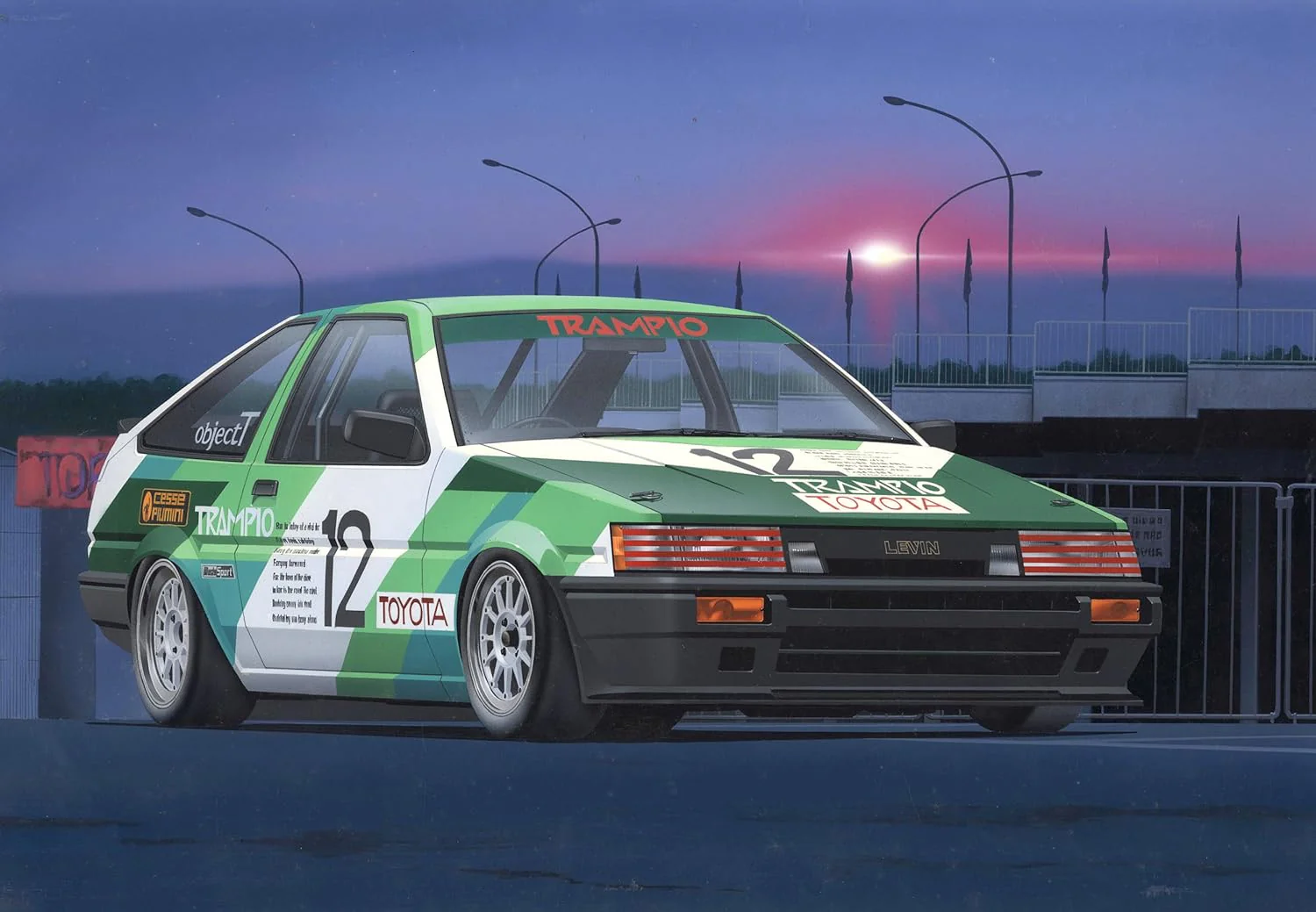 Fujimi 047843 1/24 Inch Up Series No. 320 Trampio AE86 Levin - Image 4