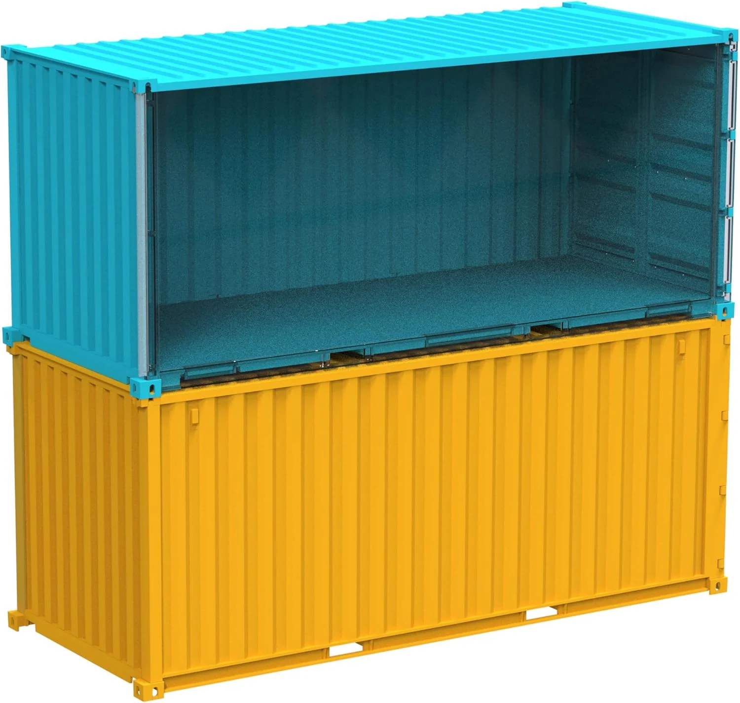 Fujimi 1/24 Car NEXT Series No.1005 20ft Container (Yellow) - Image 5