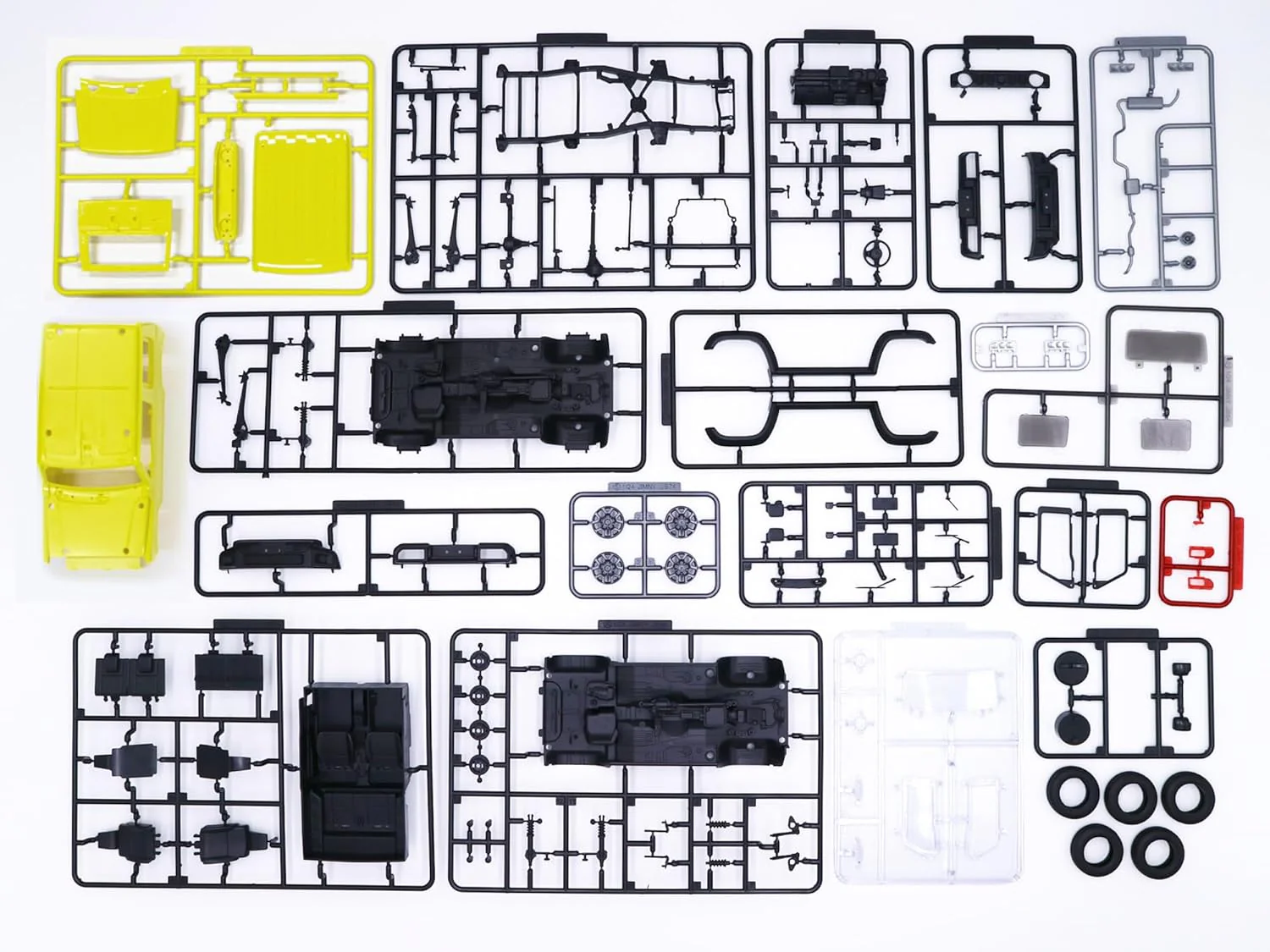 Fujimi 1/24 Car NEXT Series No.24 Suzuki Jimny Sierra JB74 (Kinetic Yellow) - Image 3