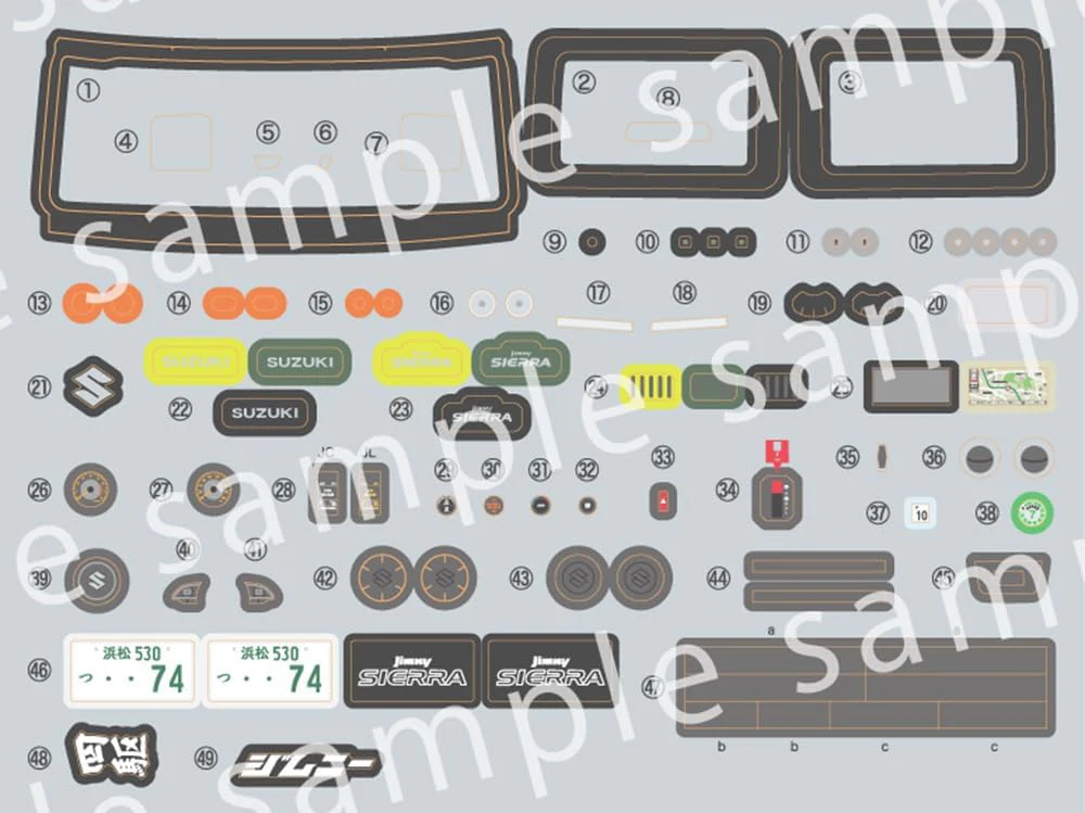 Fujimi 1/24 Car NEXT Series No.28 Suzuki Jimny Sierra JB74 (Bluish Black Pearl 3) - Image 4