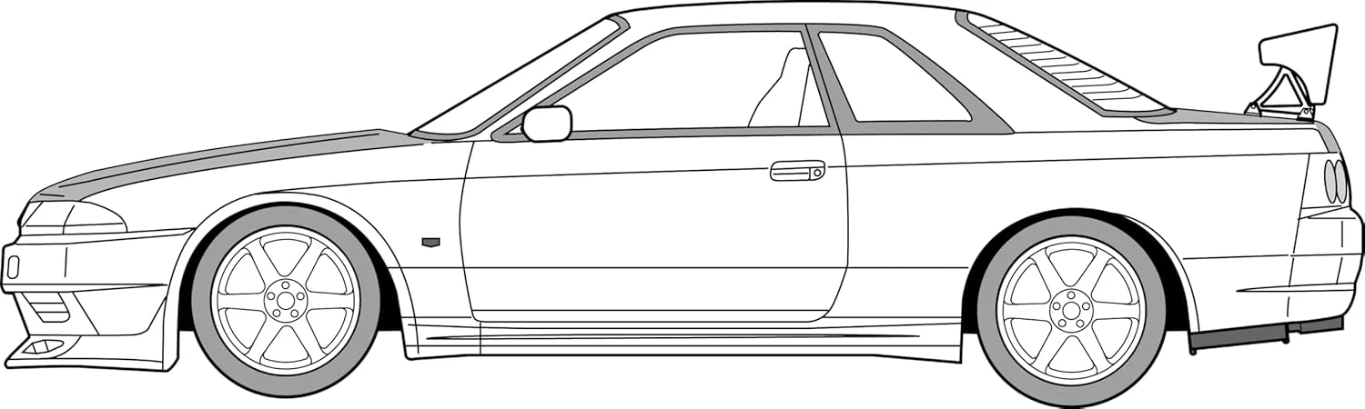Fujimi 1/24 Wangan Midnight Series No.6 Nissan Skyline GT-R (R32) Tomoya - Image 8