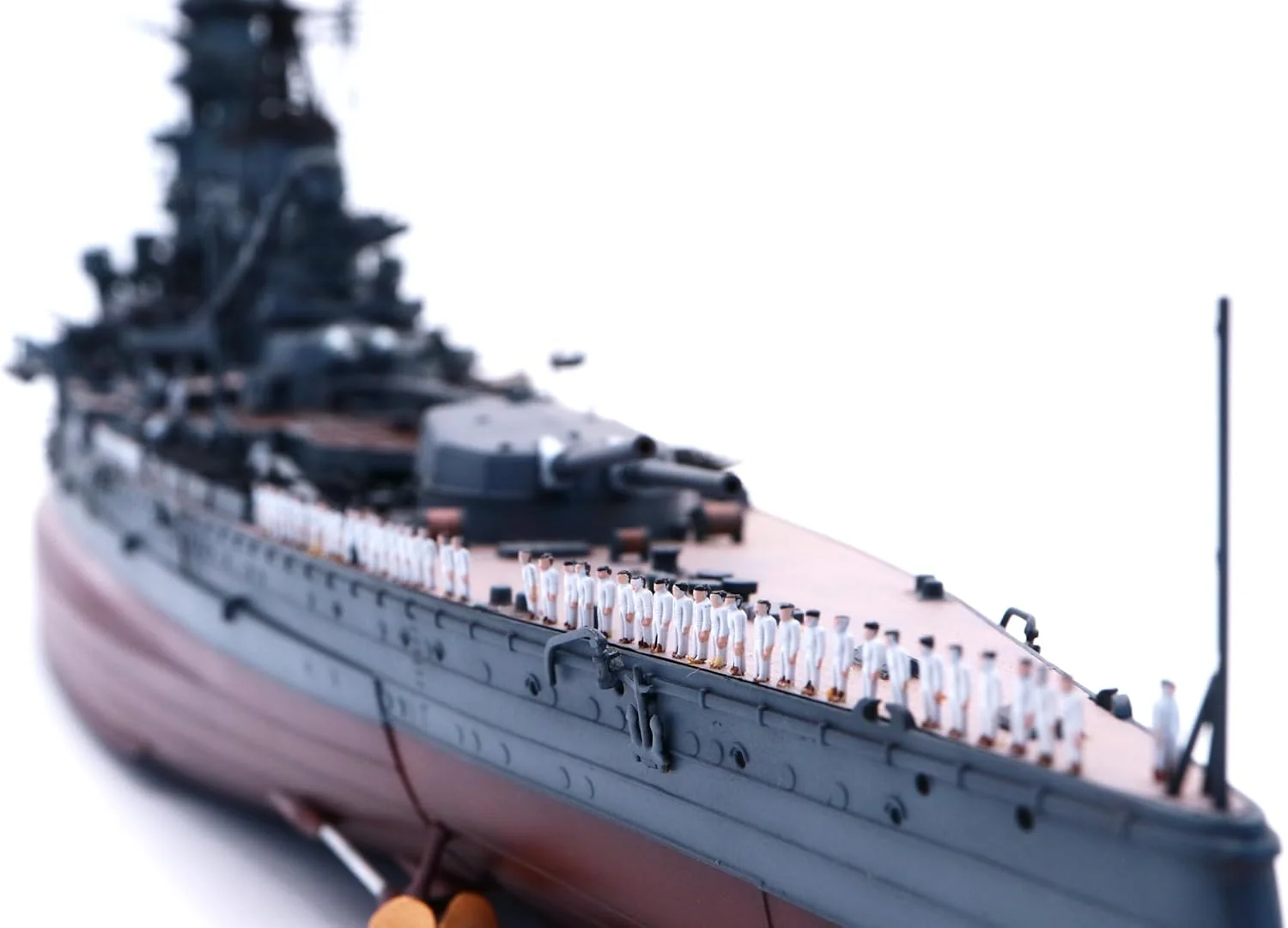Fujimi 1/350 Ship Model Series No.6 EX-3 Japanese Navy Battleship Fuso (with Imperial Navy Crew Figures) - Image 13