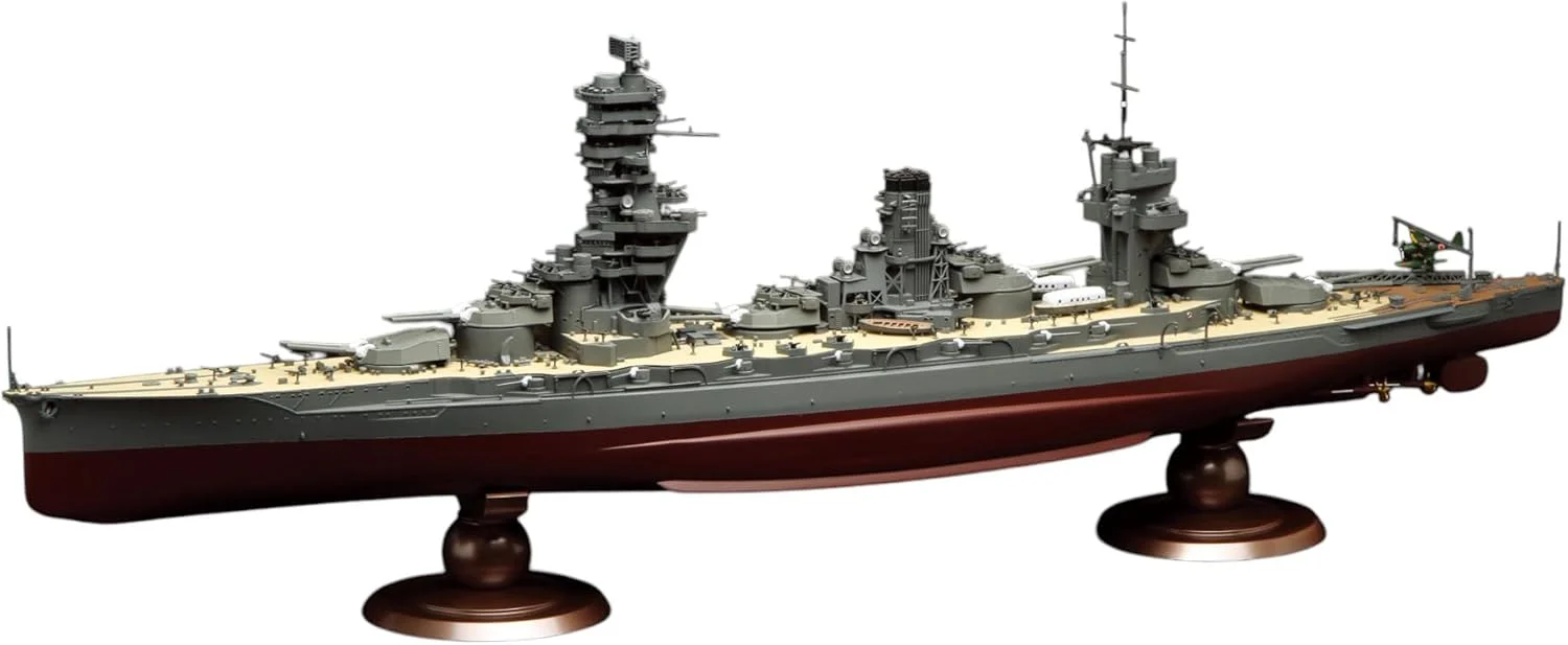 Fujimi 1/350 Ship Model Series No.6 EX-3 Japanese Navy Battleship Fuso (with Imperial Navy Crew Figures) - Image 8