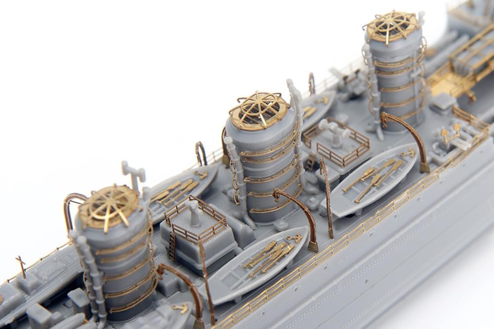 Fujimi 1/700 Ship NEXT Series No.17 EX-201 Japanese Navy Light Cruiser Kuma 1942 (with etching parts) - Image 7