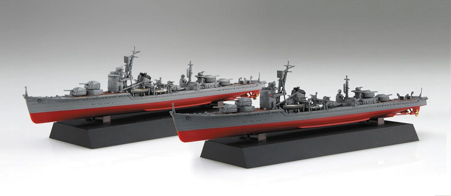 Fujimi 1/700 Ship NX-16EX-201 IJN Akizuki-class Destroyer Akizuki/Hatsuzuki (1944) Operation Shoichi-Go 2-Ship Set (with Genuine Photo-Etched Parts)