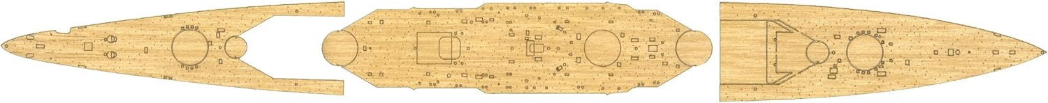Fujimi 1/700 Special Series No.46 EX-2 Japanese Navy Battlecruiser Amagi (With Etching Parts/Wood Deck Seal) - Image 3