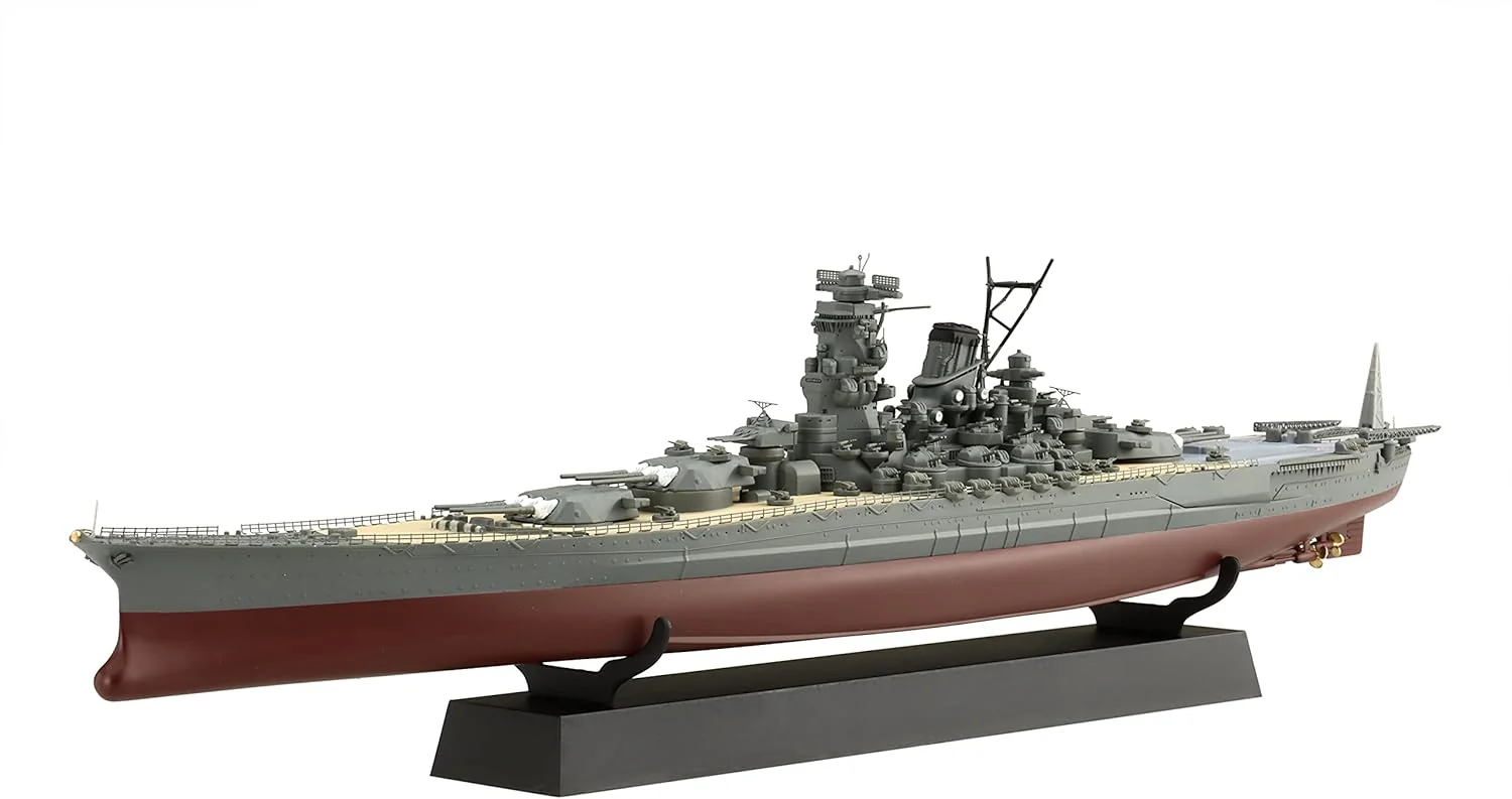 Fujimi 451831 1/700 Imperial Navy Series No.1 EX-2 Japanese Navy Light Cruiser Yamato Full Hull Model (With Etched Parts) - Image 7