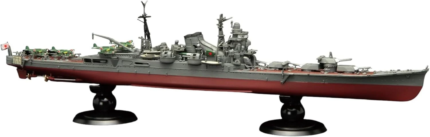 Fujimi 452234 1/700 Imperial Navy Series No.15 EX-1 Japanese Navy Heavy Cruiser Chikuma Full Hull Model (with etching parts) - Image 3