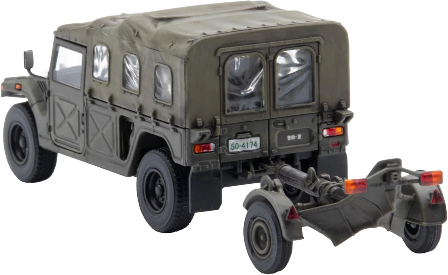 Fujimi 72M-20EX-2 JGSDF 120mm Heavy Mortar Towing Truck / 120mm RT Mortar (2 Units/2 Guns) Special Edition (with Realistic Molded Tires - Image 5