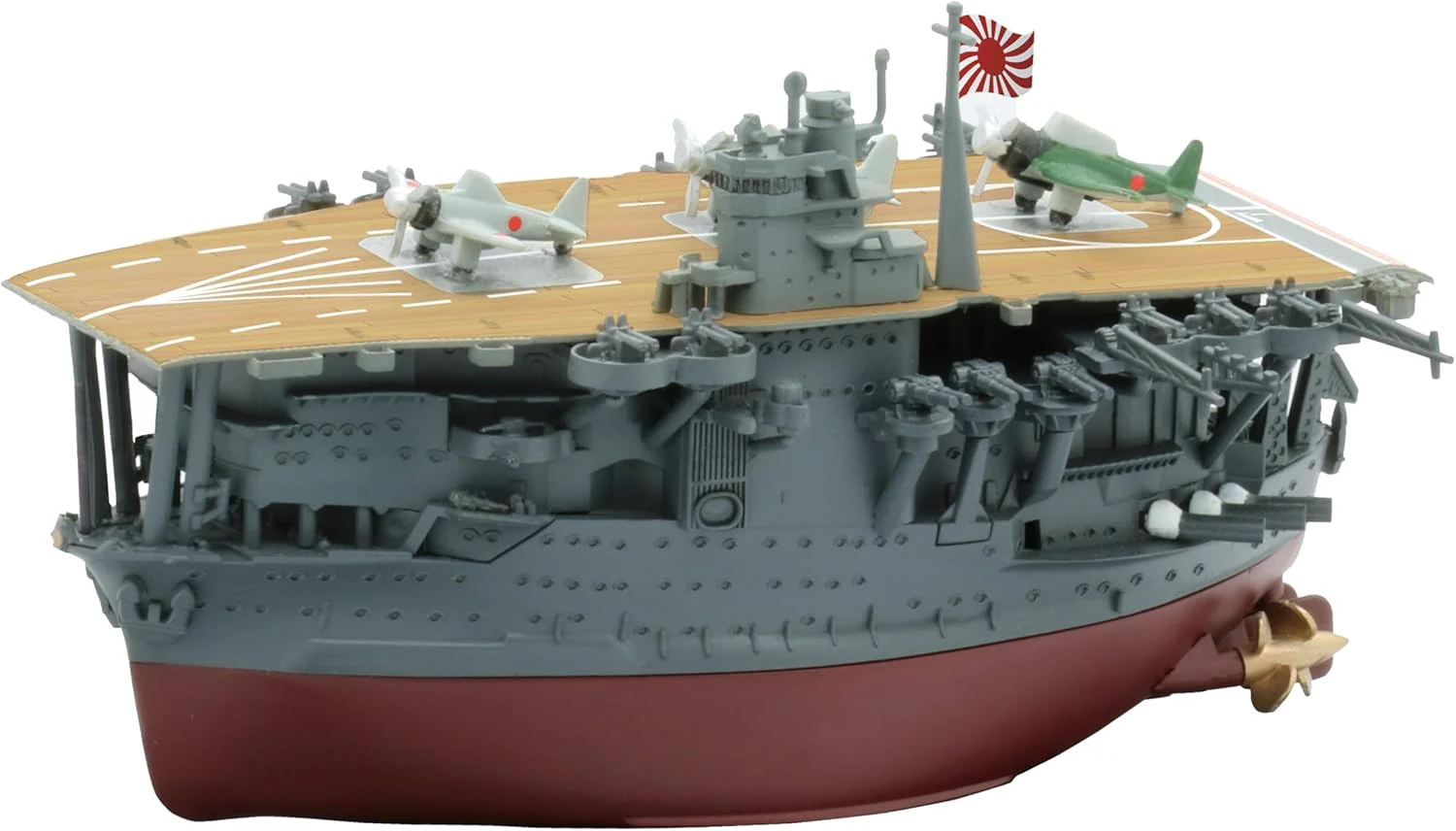 Fujimi Chibi Maru Fleet Series No. 4EX-1 Chibi Maru Fleet Akagi (with Etching Parts and Wooden Deck Stickers)