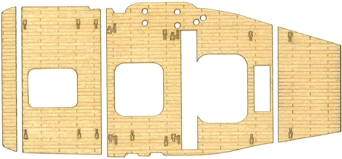 Fujimi Chibi Maru Fleet Series No. 4EX-1 Chibi Maru Fleet Akagi (with Etching Parts and Wooden Deck Stickers) - Image 5