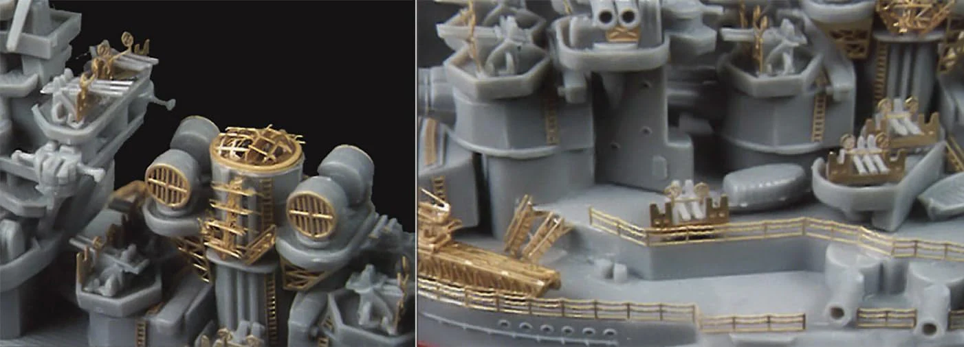 Fujimi Chibi Maru Grade Up Parts Series No.30 Chibi Maru Fusou Class (Fusou/Yamashiro) Genuine Etching Parts - Image 2