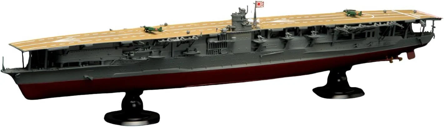 Fujimi FH-14EX-3 1/700 Japanese Navy Aircraft Carrier Akagi Full Hull Model (with Wooden Deck) - Image 4
