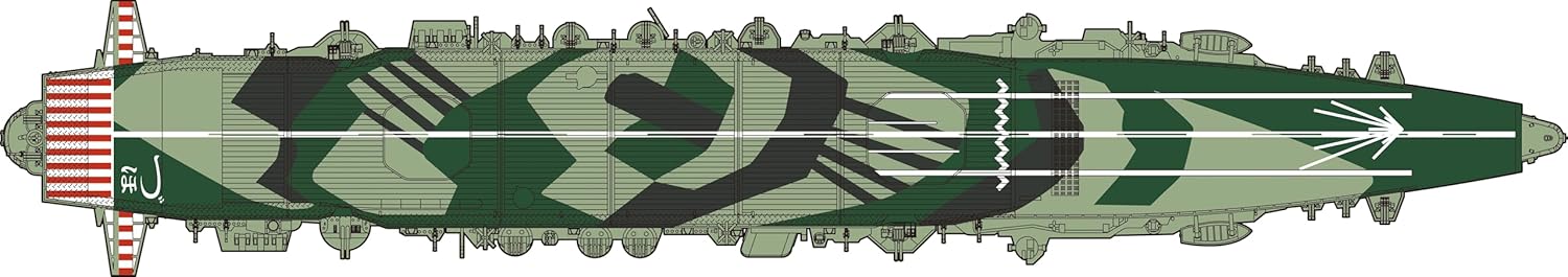 Fujimi FH-34EX-2 1/700 Japanese Navy Aircraft Carrier Zuiho (1944) Full Hull Model with Painted Flight Deck - Image 4