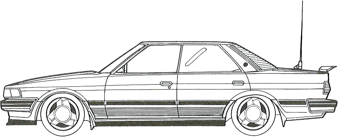 Fujimi HC-12 1/24 Hysocar Series No. 12 Chaser GX71 (Hisocar Version) - Image 5