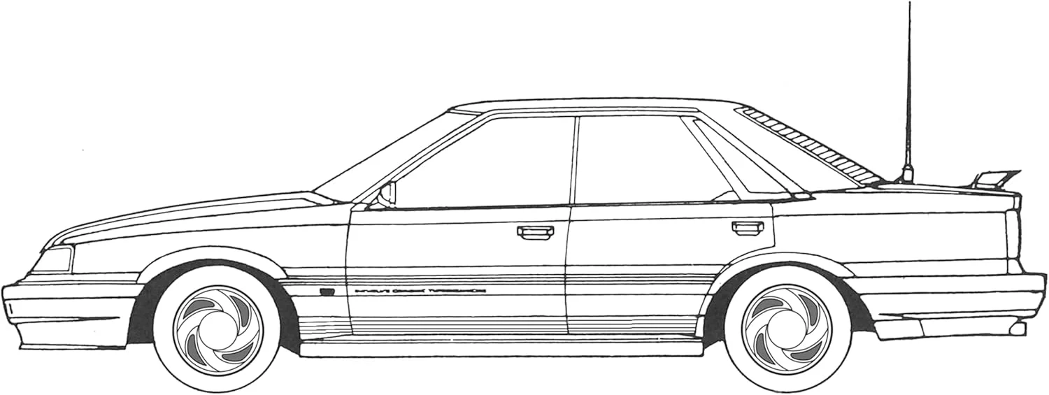 Fujimi HC-14 1/24 7th Skyline 4-Door H.T GTS (Hisocar Version) - Image 6