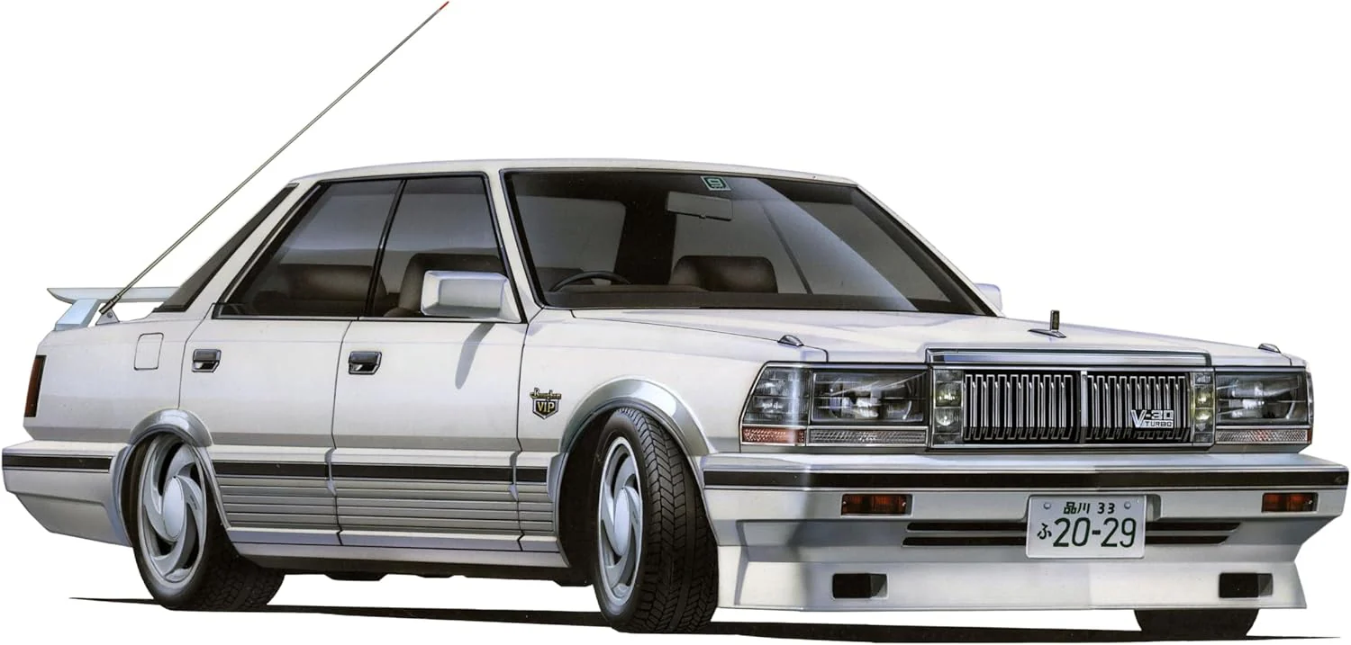 Fujimi HC08 1/24 HYSOCAR SERIES No.8 NISSAN CEDRIC 4-DOOR HARDTOP (Y30) - Image 4