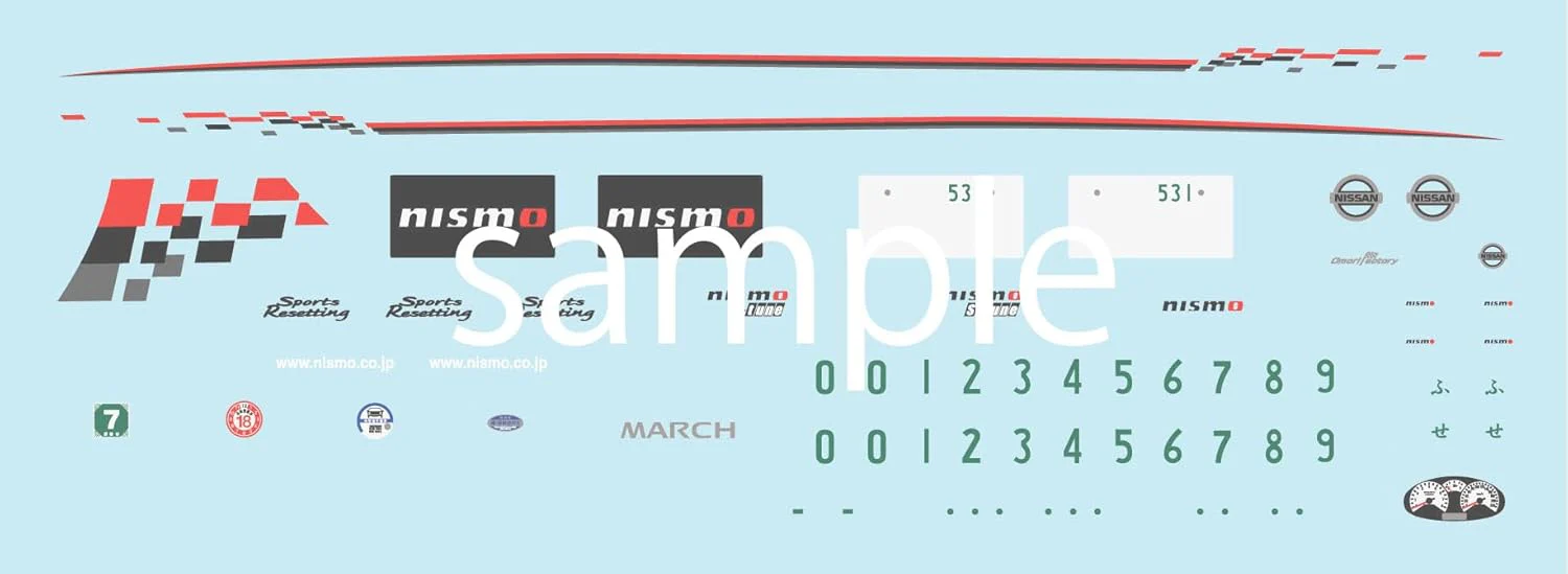 Fujimi ID1005 1/24 NISSAN MARCH (K12 NISMO S-tune) with Nismo 40th Anniversary Assembly Case - Image 8