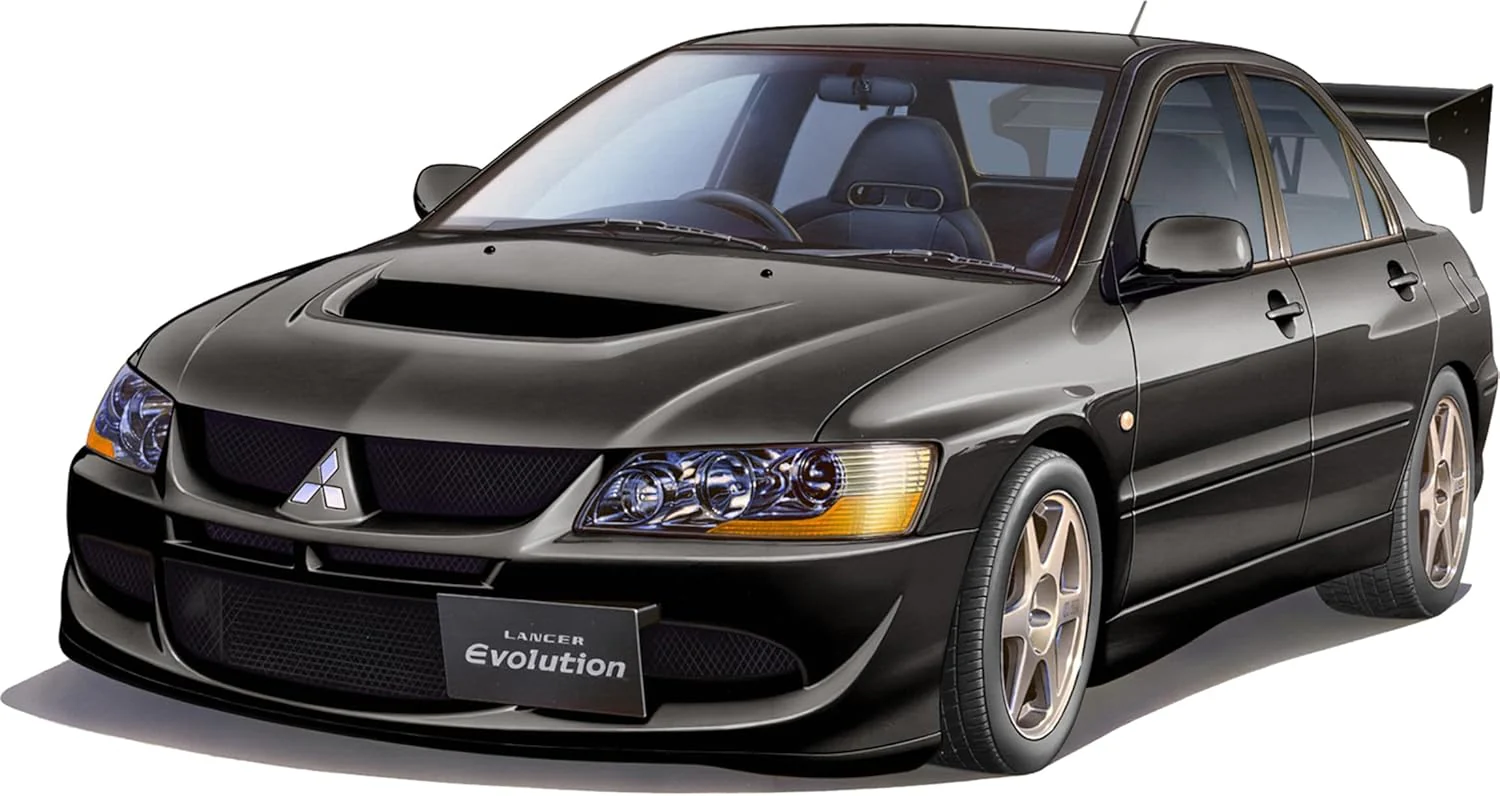 Fujimi ID322 1/24 Inch Up Series No.322 Mitsubishi Lancer Evolution VIII GSR (with GT-W wing) - Image 5