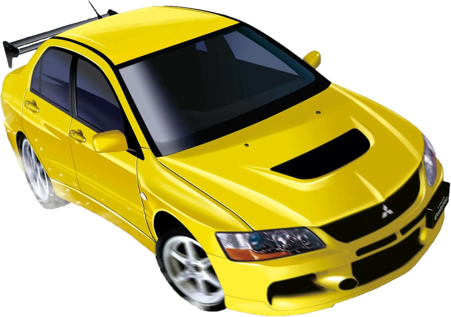 Fujimi ID329 1/24 Mitsubishi Lancer Evolution IX GSR (with GT and W Wing) - Image 5