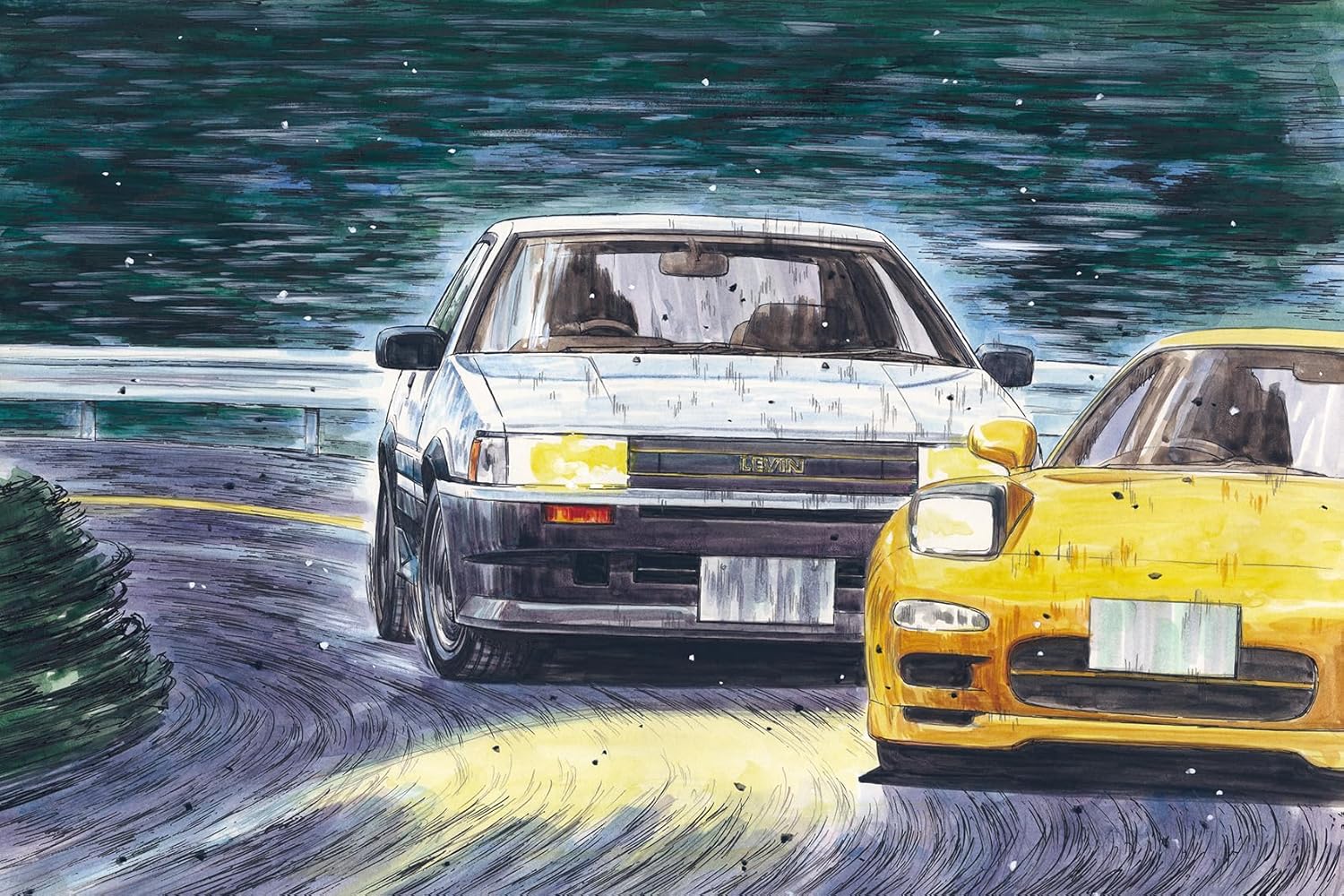 Fujimi ISD-006 1/24 Initial D Series No.006 Hachiroku Levin Wataru Akiyama - Image 2