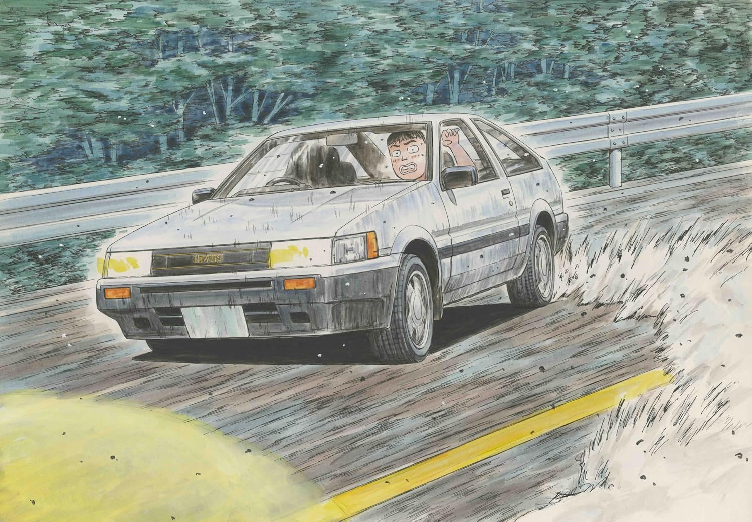 Fujimi ISD08 1/24 Initial D Series No. 8 Hachigo Levin Takeuchi Itsuki - Image 2