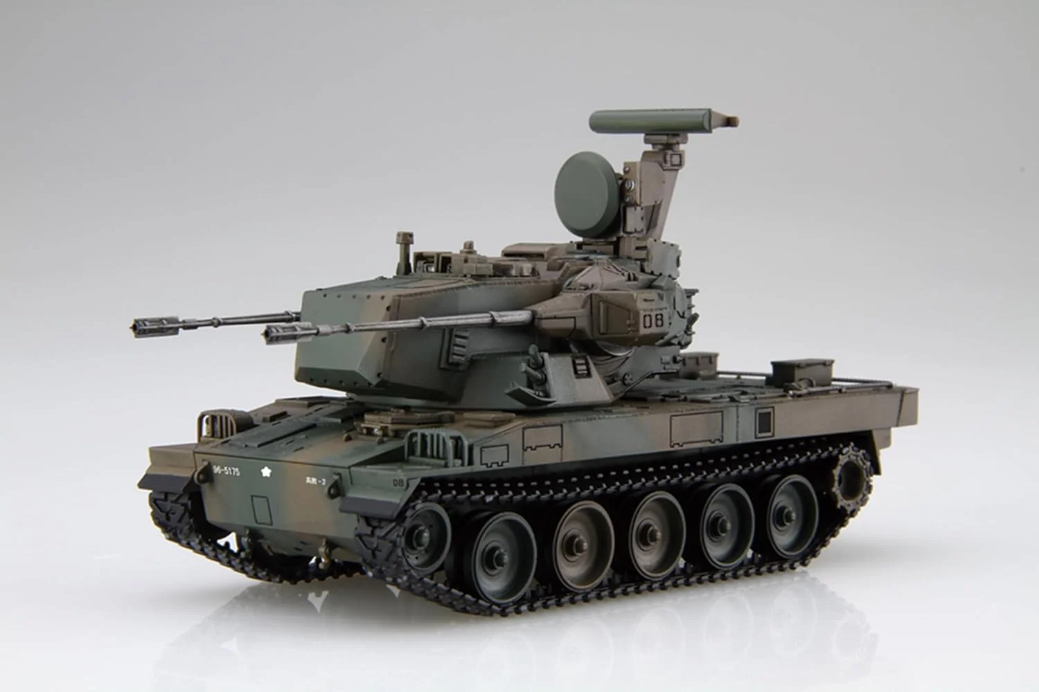 Fujimi ML-9EX-2 1/72 JGSDF Type 87 Self-Propelled Anti-Aircraft Gun (2-Car Set With Members) - Image 6