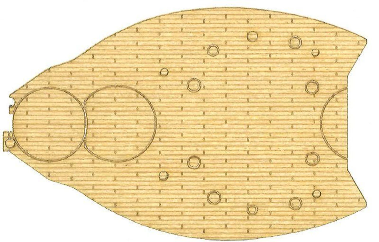 Fujimi No.1 EX-2 Chibi Maru Fleet Yamato (etched wooden deck included) - Image 2